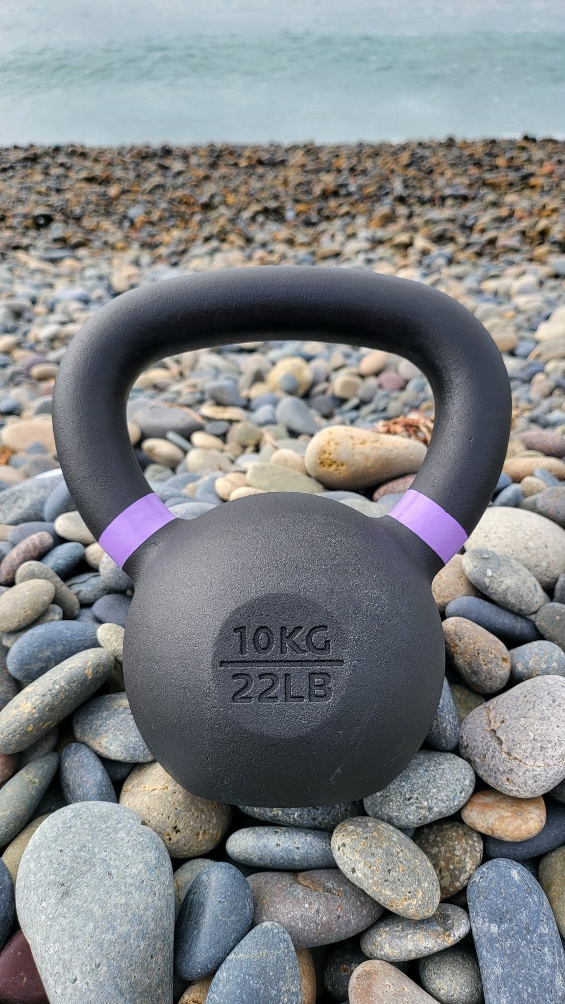 Powder Coated Cast Iron Kettlebell Strength Training Weight
